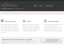 Tablet Screenshot of ajillion.com